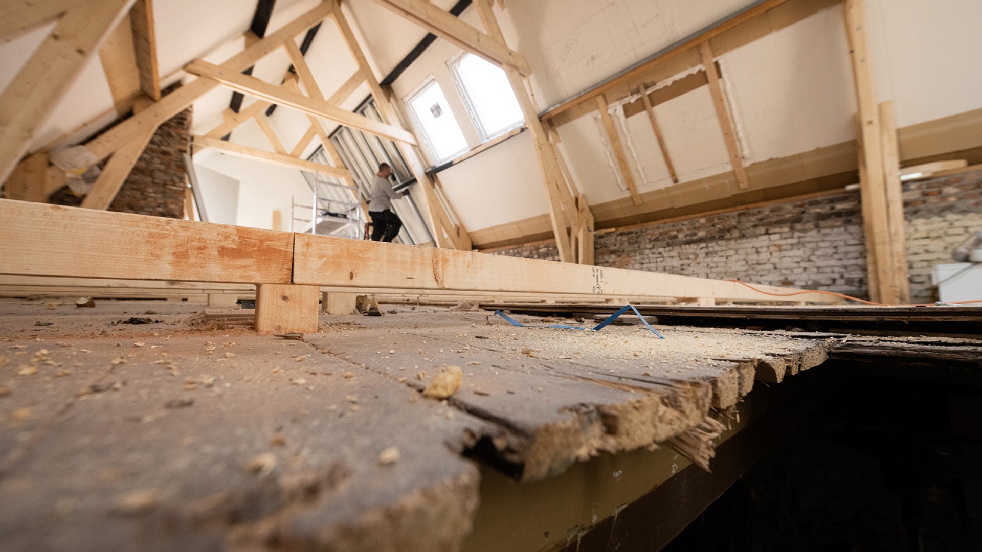 Verbouwing winkelpand